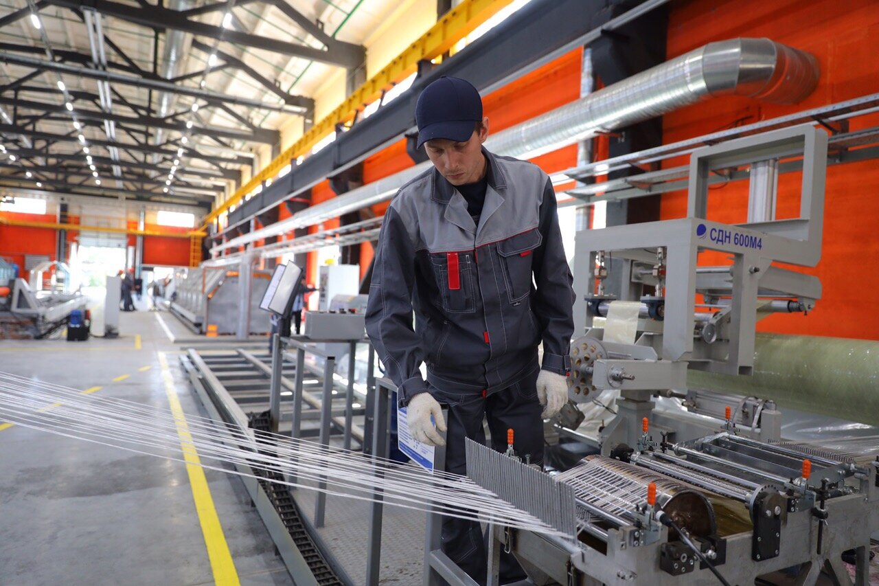  ДПО «Пластик» запустил новый цех по производству стеклопластиковых труб в Дзержинске