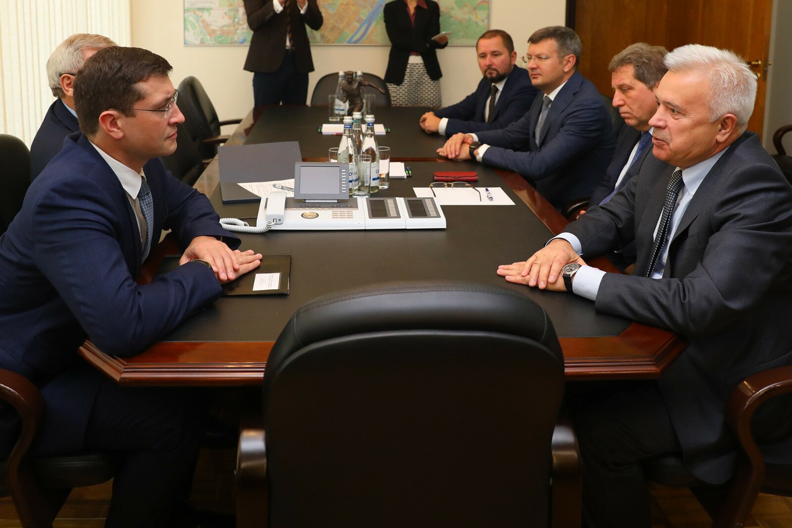Глеб Никитин провел рабочую встречу с президентом «Лукойла» Вагитом Алекперовым